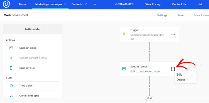 Create an automated workflow