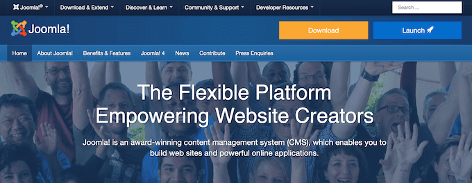 The Joomla CMS