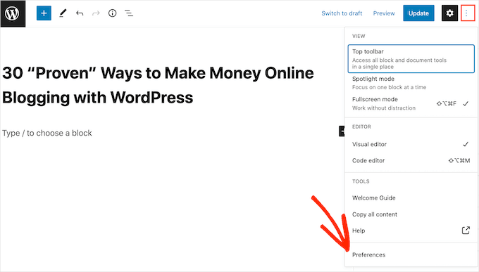 Adding an excerpt to a WordPress post