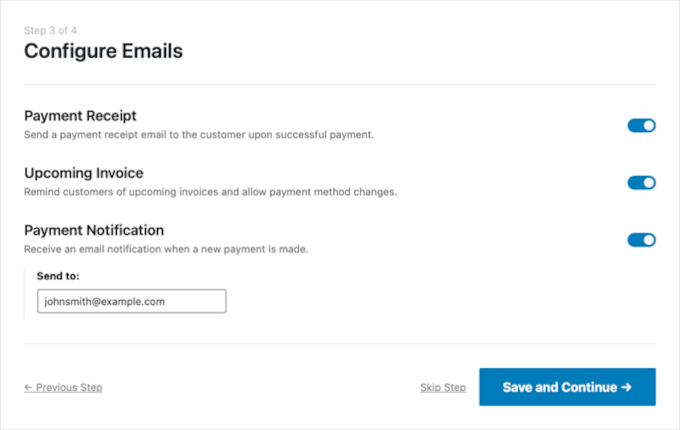 Configure Your WP Simple Pay Emails