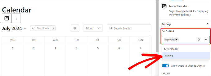 Display multiple calendars with Sugar Calendar