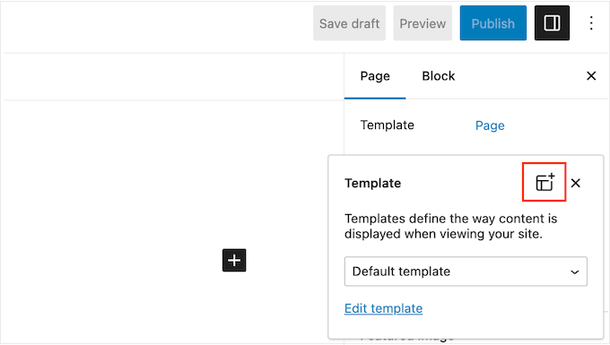 How to create a new template in WordPress