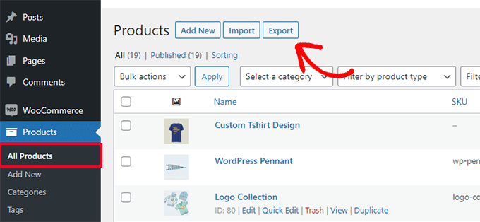 How to Import & Export WooCommerce Products with Images