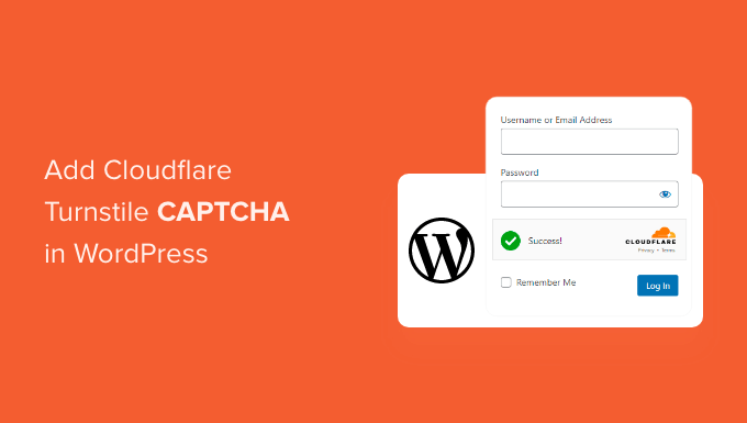 How to add Cloudflare Turnstile CAPTCHA in WordPress