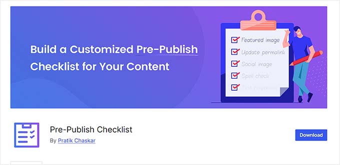 Pre-Publish Checklist