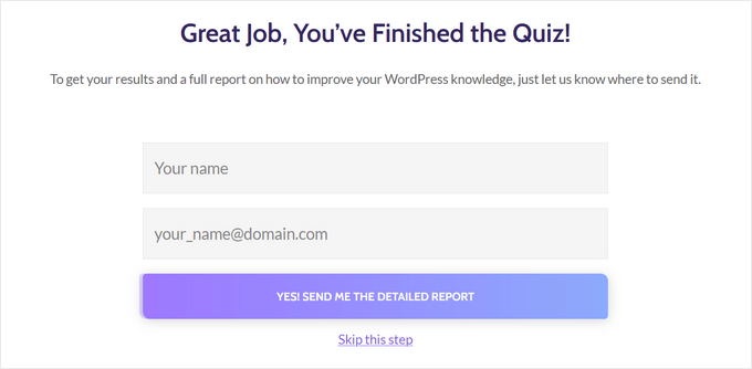 How To Build a Personality Quiz in WordPress [Only 4 Steps!]