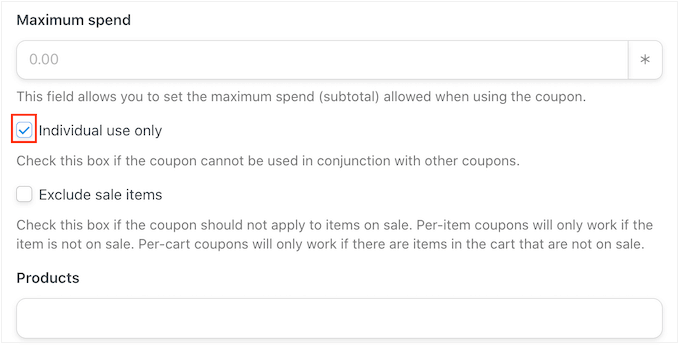 创建供个人使用的优惠券