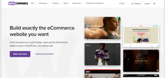 WooCommerce 网站