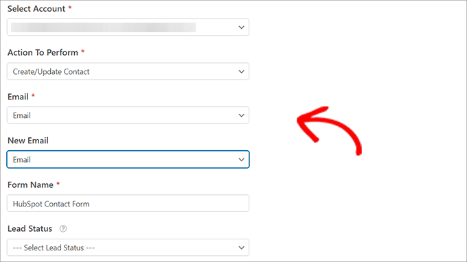 fill in form fields