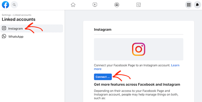 How to connect Instagram and Facebook