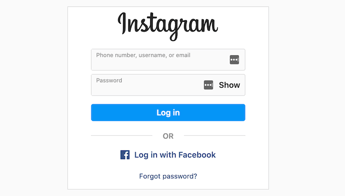 Connecting an Instagram business page and Facebook page