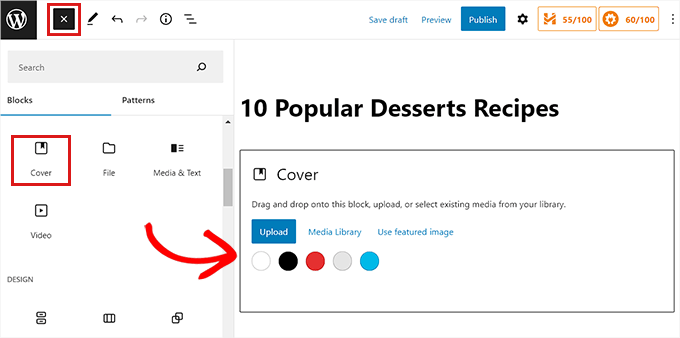 How to Change Block Height and Width in WordPress