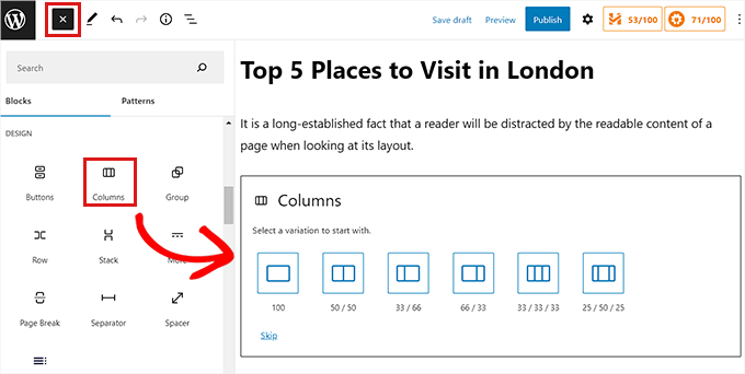 How to Change Block Height and Width in WordPress