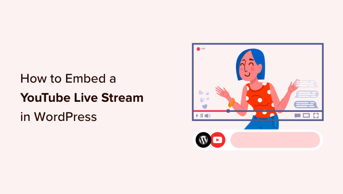 Embedding youtube live discount stream on website