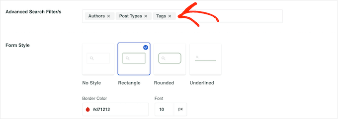 更改 WordPress 搜索过滤器