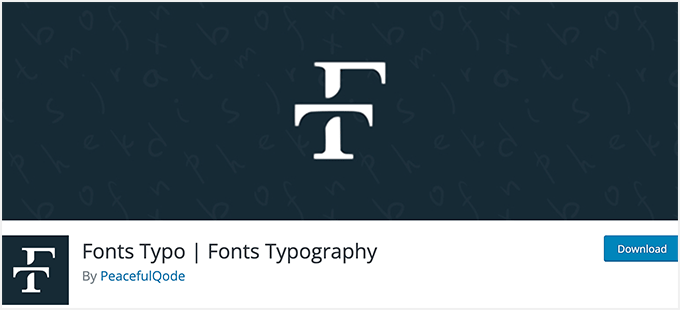 Fonts Typo