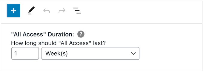 更改 WordPress 中所有访问通行证的持续时间