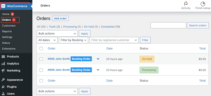 如何在 WooCommerce 中管理租赁订单