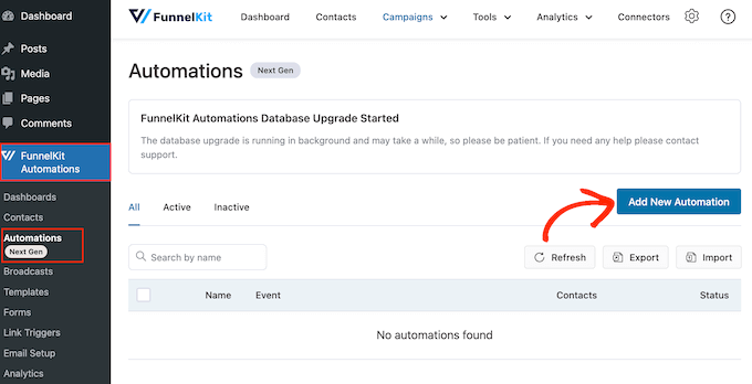 使用 FunnelKit Automations 创建生日提醒工作流程