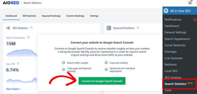 Connect Google Search Console