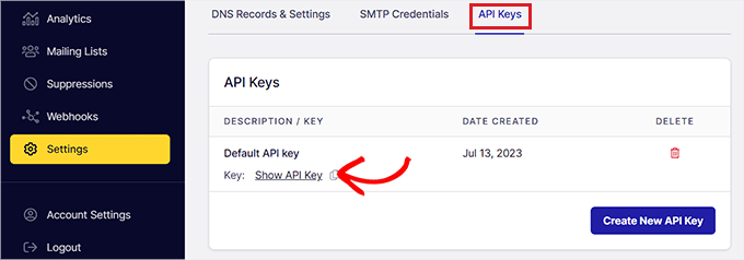 API Keys