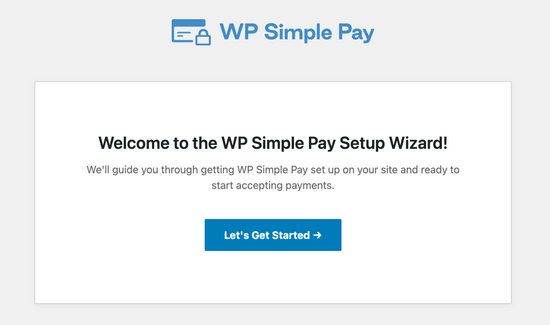 WP Simple Pay 设置向导