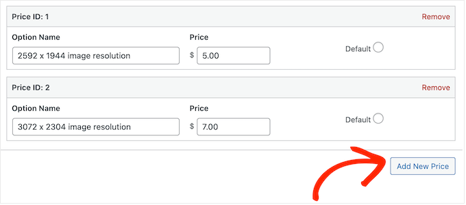 Creating variable pricing in WordPress