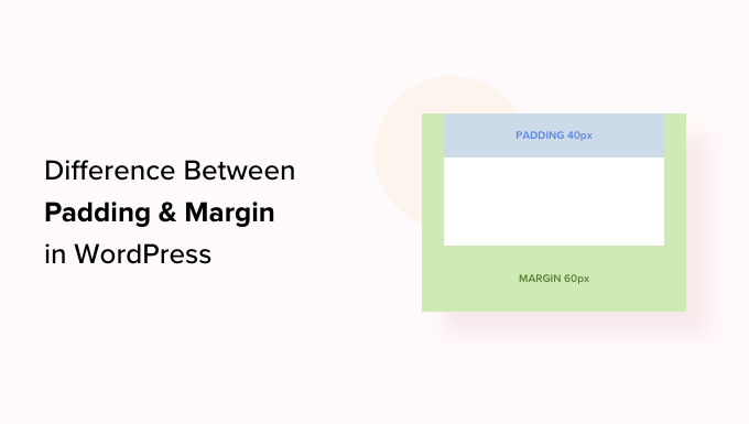 What is the difference between Padding and Margin in WordPress?