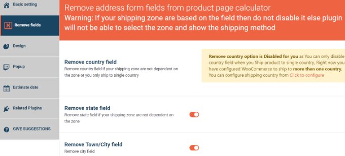 Display or Hide Estimated Delivery Dates for Different Products based on  WooCommerce Shipping Classes