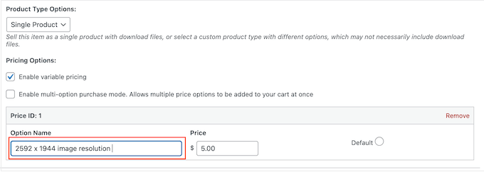 Creating a product with variable pricing using Easy Digital Downloads