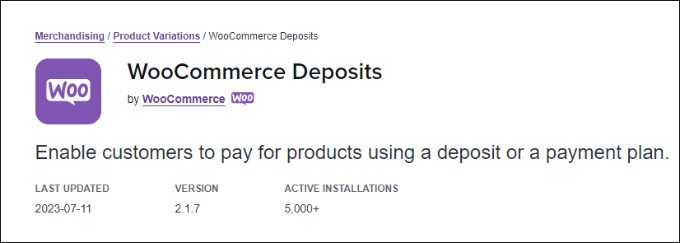 WooCommerce 存款