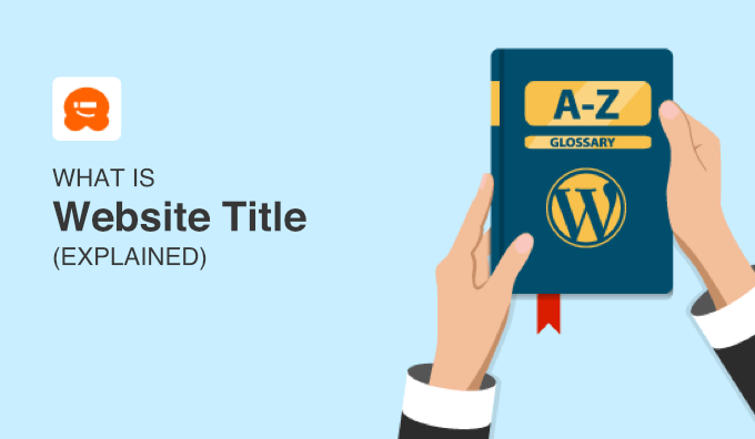 What is a website title?