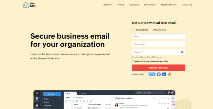 Secure Business Email Hosting for your Organization