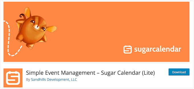 The free Sugar Calendar Lite WordPress plugin