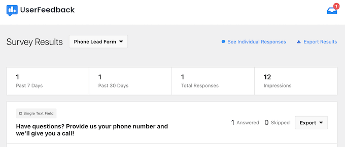 Analyzing survey results in WordPress