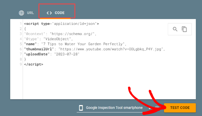 schema markup for youtube videos