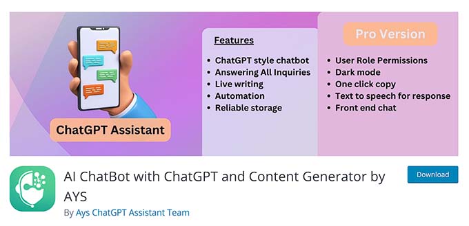 AI Chatbot with ChatGPT