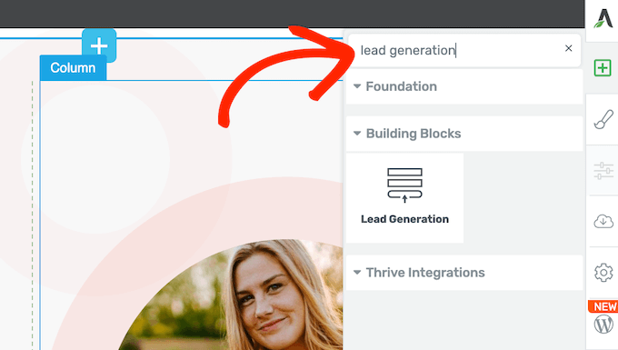 Adding a lead generation form to a custom page design