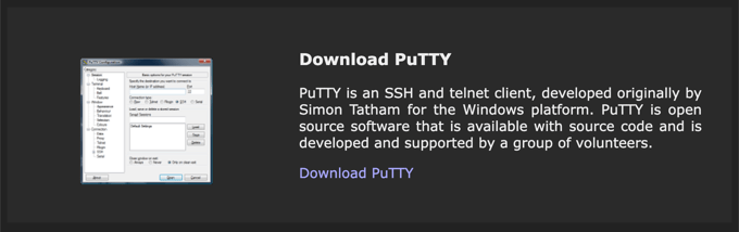 Download Putty (0.79) for Windows, Linux and Mac - Install SSH in