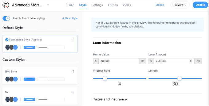 Styling a form on your WordPress blog or website