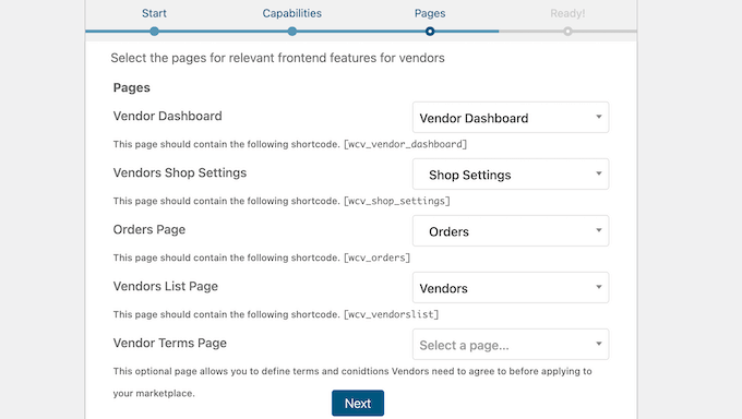 Automatically creating vendor pages for your online store