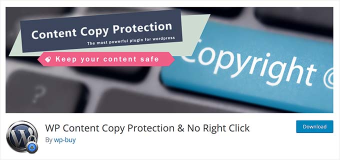 WP Content Copy Protection & No Right Click