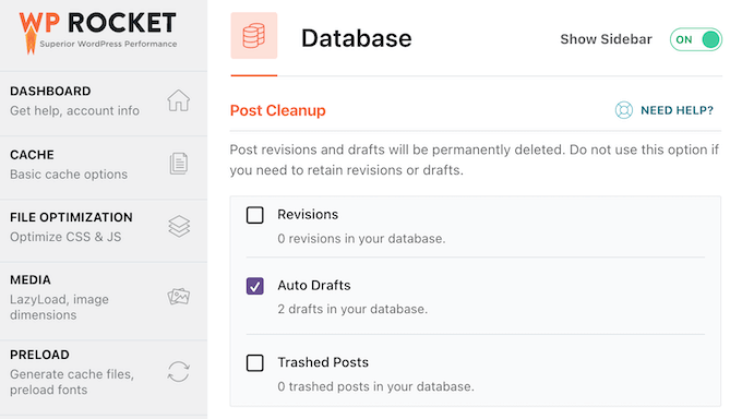 Cleaning up your WordPress database