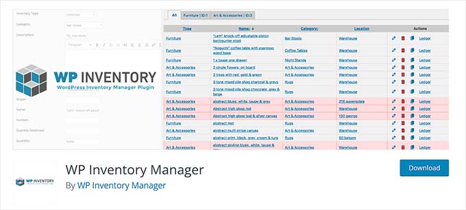 WP Inventory Manager