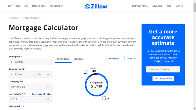 How to Add a Mortgage Calculator in WordPress (Step by Step)