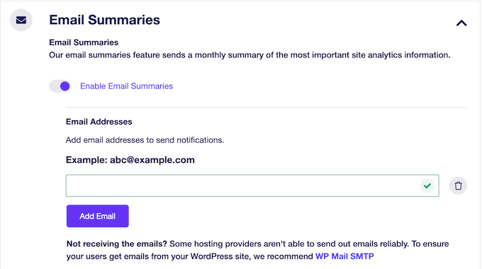 Getting Google Analytics email summaries 