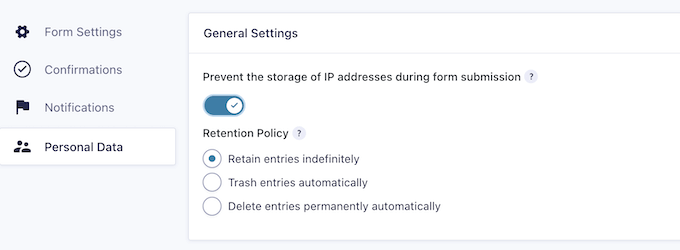 Getting a GDPR compliant WordPress form