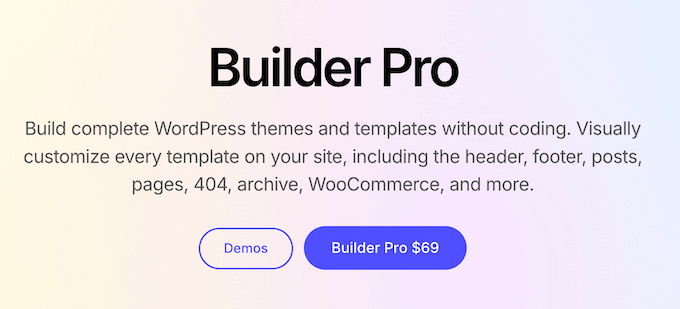 The Themify Builder pricing and plans