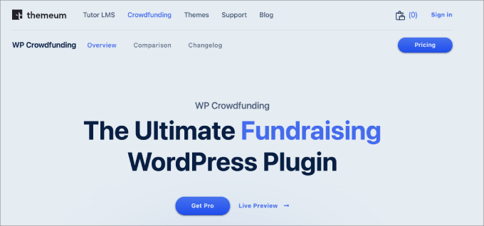 WPCrowdfunding by themeum
