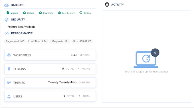 How to backup your WordPress website with BlogVault